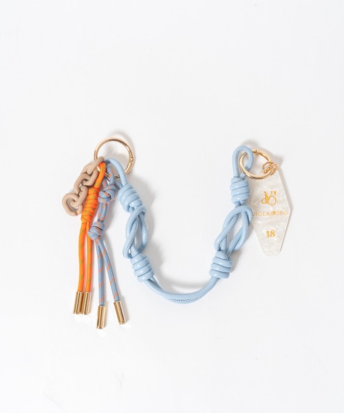 VIOLAd'ORO(ヴィオラドーロ)の「【VIOLAd'ORO/ヴィオラドーロ】バッグチャーム アクリルタグ レオパード(キーホルダー・レディース・ホワイト×レッド/グレー系その他/ブラウン系その他/ピンク系その他/ブラック×ピンク/ブルー系その他/グリーン系その他/ゴールド系その他/ゴールド系その他2・FREE)」の6枚目の写真