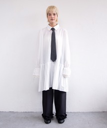 PUNYUS | プリーツヘムシャツワンピース(シャツワンピース)