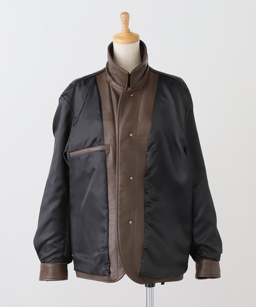 FRAMeWORK(フレームワーク)の「CCU HUNTING ジャケット(ライダースジャケット・レディース・ブラウン・FREE)」の14枚目の写真