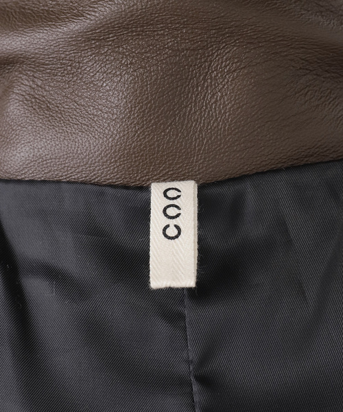 FRAMeWORK(フレームワーク)の「CCU HUNTING ジャケット(ライダースジャケット・レディース・ブラウン・FREE)」の16枚目の写真