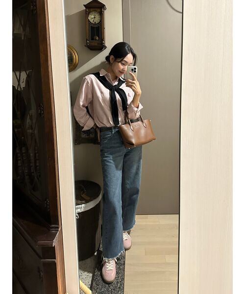 MUSINSA STANDARD WOMAN（ムシンサスタンダードウーマン）の「ウィメンズラムウールカーディガン[ブラック]（カーディガン/ボレロ・レディース・その他・SMALL/MEDIUM/LARGE/X-SMALL）」の9枚目の写真
