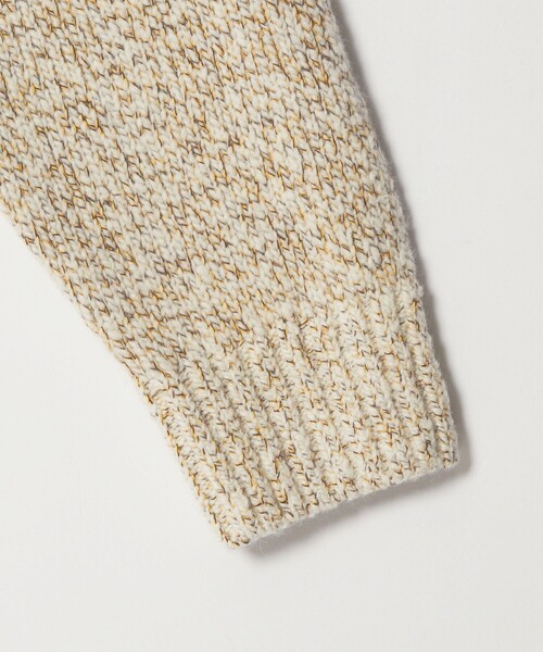 UNITED ARROWS（ユナイテッドアローズ）の「ウール コットン カシミア ムリネ タートルネック ニット（ニット/セーター・メンズ・オフホワイト/ダークグリーン・M/L/XL/S）」の15枚目の写真