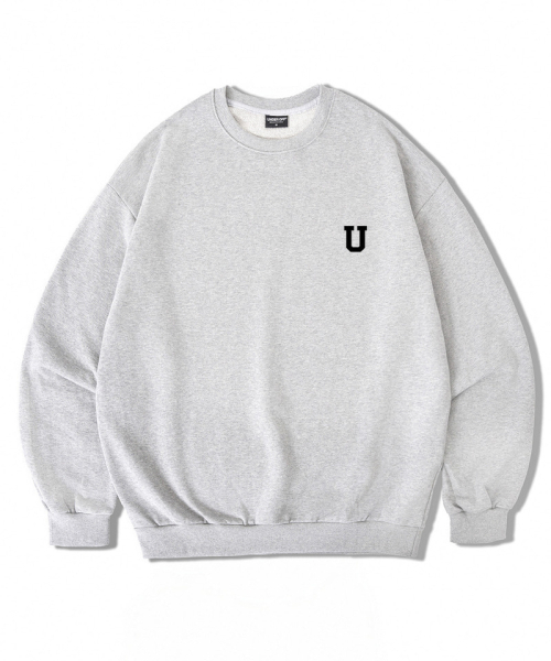 UNDEROFF(アンダーオフ)の「アセンティックリラックスドスウェットスモールロゴブラック(スウェット・レディース・ブラック・SMALL/MEDIUM/LARGE/X-LARGE)」の3枚目の写真
