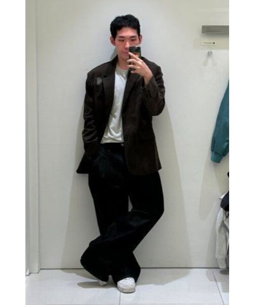 MUSINSA STANDARD（ムシンサスタンダード）の「ツーピンタックワイドデニムパンツ [ロー ブラック]（デニムパンツ・メンズ・その他・30/31/33/26/27/28/40/38/42/36/34/32/29）」の9枚目の写真