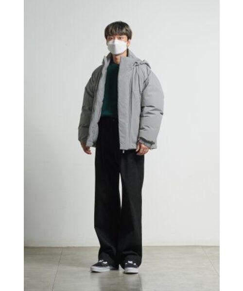 MUSINSA STANDARD（ムシンサスタンダード）の「ツーピンタックワイドデニムパンツ [ロー ブラック]（デニムパンツ・メンズ・その他・30/31/33/26/27/28/40/38/42/36/34/32/29）」の19枚目の写真