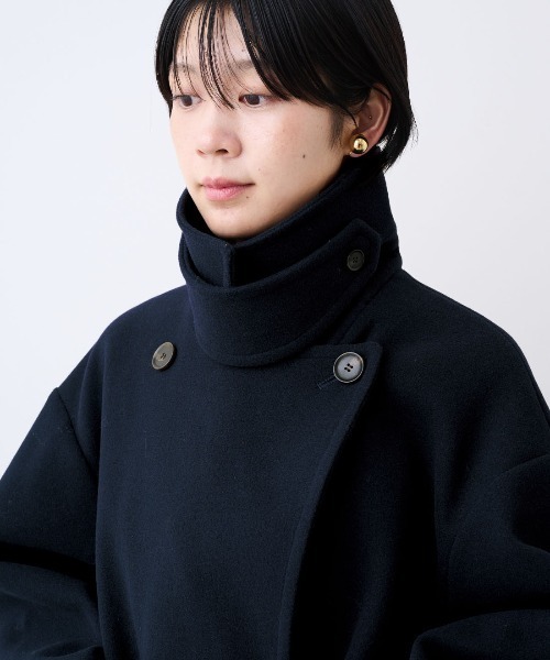 IEDIT メルトンライクカットソーでらくちんな こなれシルエットの