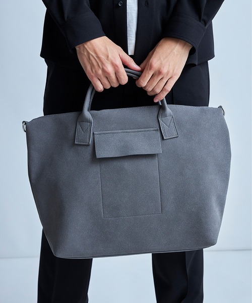 UNION STATION（ユニオンステーション）の「PRO-SPERITY 2WAYトートバッグ（トートバッグ・メンズ・グレー/ブラック・7）」の11枚目の写真