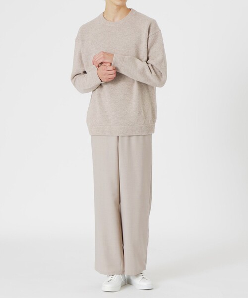 LOVELESS（ラブレス）の「【UNISEX】タスマニアラムウールニットプルオーバー（ニット/セーター・メンズ・オフホワイト/グレー系その他/ブラック/ブルー系その他2/ベージュ系その他2・M/L）」の16枚目の写真