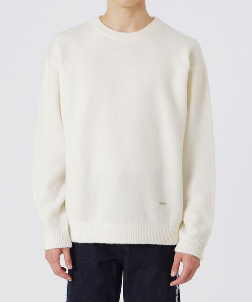 LOVELESS（ラブレス）の「【UNISEX】タスマニアラムウールニットプルオーバー（ニット/セーター・メンズ・オフホワイト/グレー系その他/ブラック/ブルー系その他2/ベージュ系その他2・M/L）」の15枚目の写真