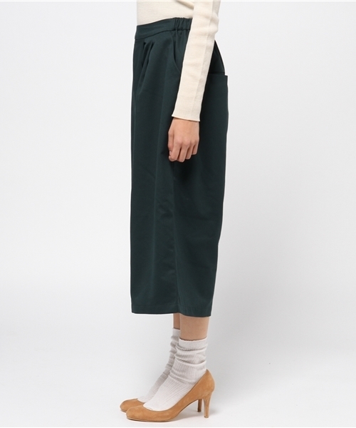 E hyphen world gallery（イーハイフンワールドギャラリー）の「・起毛ツイルラップワイドパンツ（その他パンツ・レディース・ネイビー/キャメル/モスグリーン・FREE）」の5枚目の写真