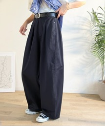 Java（ジャバ）の「《JaVaジャバコラボ》 トレンド感たっぷりの最旬シルエット。タックバレルレッグパンツ（その他パンツ）」