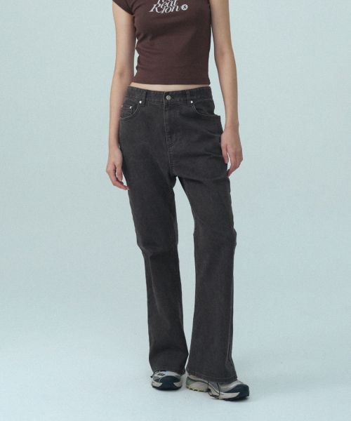 Rest&Recreation(レストアンドレクリエーション)の「WIDE FLARE JEANS - BROWN(デニムパンツ・レディース・その他・SMALL/MEDIUM)」の3枚目の写真