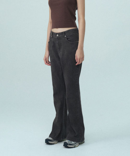 Rest&Recreation(レストアンドレクリエーション)の「WIDE FLARE JEANS - BROWN(デニムパンツ・レディース・その他・SMALL/MEDIUM)」の4枚目の写真