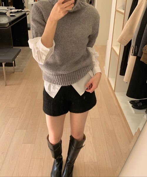 LINGSEOUL(リングソウル)の「alpaca half pants-black(その他パンツ・レディース・その他・SMALL/MEDIUM)」の7枚目の写真