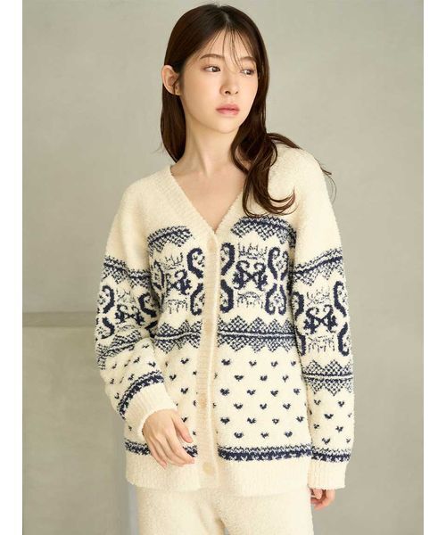 新品　スナイデルホーム　ルームウェア　上下　カーディガン　3点セット ノルディックカーディガン（ルームウェア/パジャマ）｜SNIDEL HOME