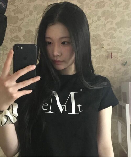 MUCENT（ムセント）の「メインシンボルシグネチャーロゴ半袖Tシャツ（4カラー）（Tシャツ/カットソー・レディース・ホワイト/ブラック/ライトピンク/レッド・SHORT/L/M/XL）」の16枚目の写真