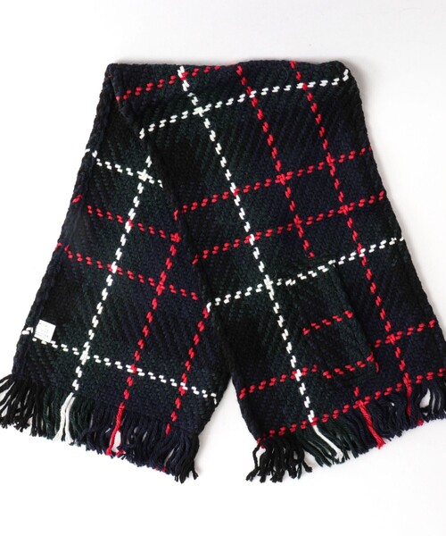 John branigan(ジョンブラニガン)の「【John Branigan/ジョン・ブラニガン】別注ニットクロスマフラー24(マフラー・メンズ・ブルー系その他6/ブルー系その他/ベージュ系その他/ホワイト系その他4/ブラック系その他/ブラウン系その他/ホワイト系その他2・FREE)」の13枚目の写真