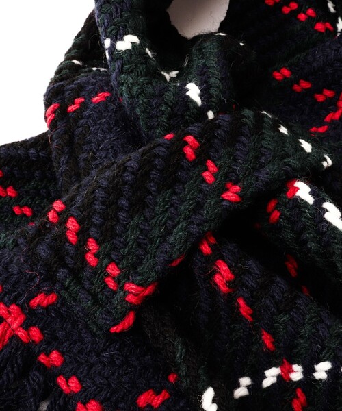 John branigan(ジョンブラニガン)の「【John Branigan/ジョン・ブラニガン】別注ニットクロスマフラー24(マフラー・メンズ・ブルー系その他6/ブルー系その他/ベージュ系その他/ホワイト系その他4/ブラック系その他/ブラウン系その他/ホワイト系その他2・FREE)」の14枚目の写真