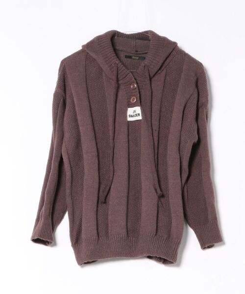 Ritzy(リッツィー)の「フード付き ニットセーター(ニット/セーター・レディース・グレイッシュベージュ/ベージュ/ブラウン・FREE)」の12枚目の写真