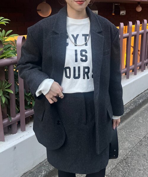 セール】ウールBIGテーラードジャコット（その他アウター）｜SHENERY