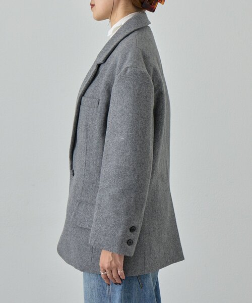 SHENERY（シーナリー）の「ウールBIGテーラードジャコット（その他アウター・レディース・ブラック/グレー・36/38）」の17枚目の写真