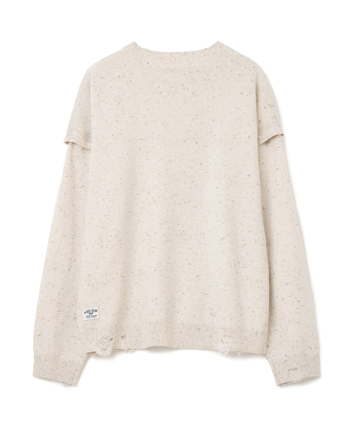 MILLO WOMEN（ミロウーマン）の「ボタンデミージニットトップ [エクリュ]（ニット/セーター・レディース・その他・ONE SIZE）」の3枚目の写真