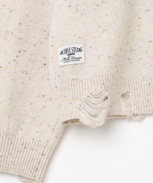MILLO WOMEN（ミロウーマン）の「ボタンデミージニットトップ [エクリュ]（ニット/セーター・レディース・その他・ONE SIZE）」の6枚目の写真