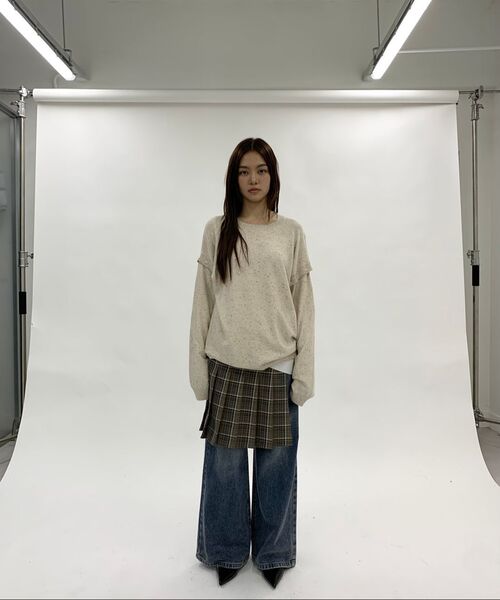 MILLO WOMEN（ミロウーマン）の「ボタンデミージニットトップ [エクリュ]（ニット/セーター・レディース・その他・ONE SIZE）」の12枚目の写真
