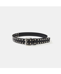 LCDC TM（エルシーディーシーティーエム）の「DOUBLE STUDDED LEATHER BELT (BLACK)（ベルト）」