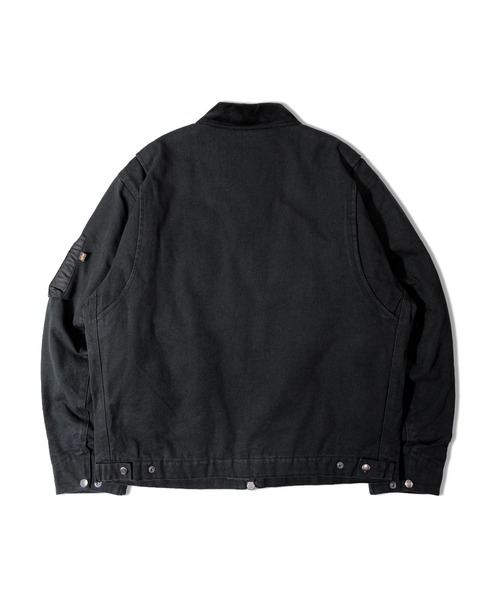 Alpha Industries（アルファインダストリーズ）の「ALPHA-UNFRM DETROIT JACKET（その他アウター・メンズ・ベージュ/ブラック・M/L）」の8枚目の写真