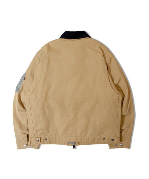 Alpha Industries（アルファインダストリーズ）の「ALPHA-UNFRM DETROIT JACKET（その他アウター・メンズ・ベージュ/ブラック・M/L）」の9枚目の写真