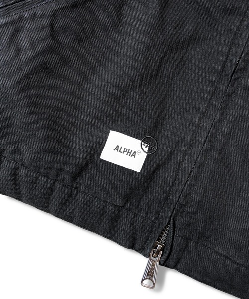 Alpha Industries（アルファインダストリーズ）の「ALPHA-UNFRM DETROIT JACKET（その他アウター・メンズ・ベージュ/ブラック・M/L）」の3枚目の写真