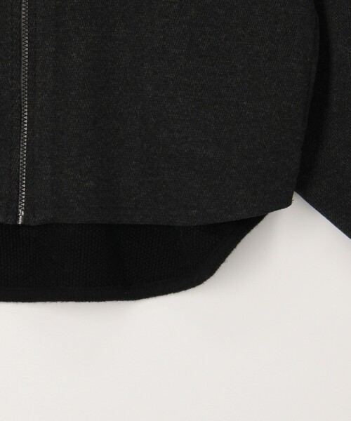 MICO COULIER（ミコクリエ）の「ニットドッキングブルゾン（ブルゾン・レディース・キナリ/チャコールグレー・38）」の21枚目の写真