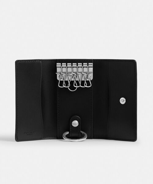 COACH（コーチ）の「6 リング キー ケース・シグネチャー キャンバス（キーケース/キーアクセサリー・メンズ・ブラック系その他・ONE）」の2枚目の写真
