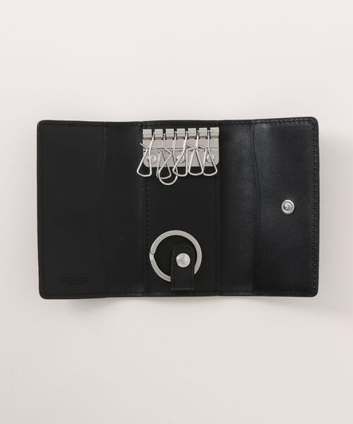 COACH（コーチ）の「6 リング キー ケース・シグネチャー キャンバス（キーケース/キーアクセサリー・メンズ・ブラック系その他・ONE）」の5枚目の写真