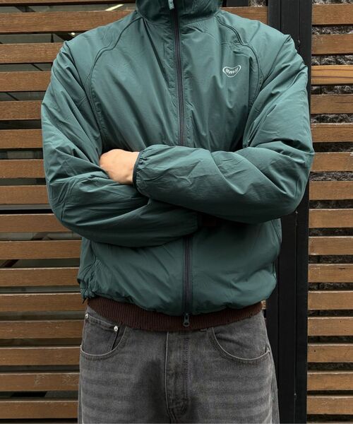 MMLG（エムエムエルジー）の「[Mmlg] TERRASHELL HOODIE JUMPER (DEEP GREEN)（ダウンジャケット/コート・レディース・その他・X-LARGE/MEDIUM/LARGE/SMALL）」の9枚目の写真