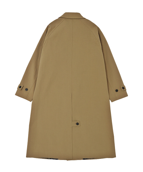 A NOTHING(アナッシング)の「EARTH COTTON BALMACAAN COAT (Beige)(トレンチコート・レディース・その他・SMALL/MEDIUM/LARGE)」の2枚目の写真
