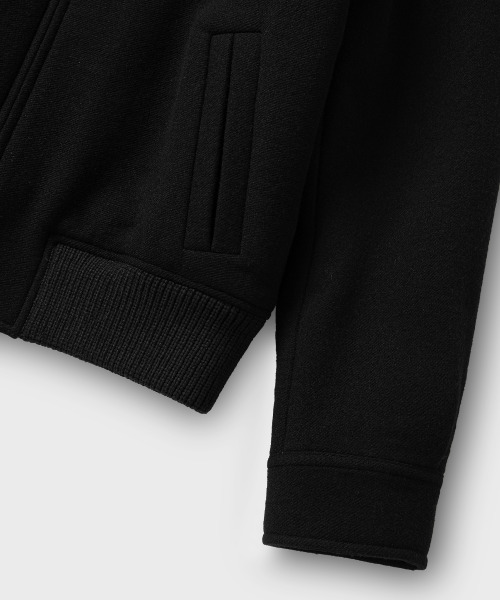 NONBLANK(ノンブランク)の「ニットカラーウールブレンドショートジャケット_BLACK(その他アウター・メンズ・ブラック・X-LARGE/MEDIUM/LARGE)」の8枚目の写真