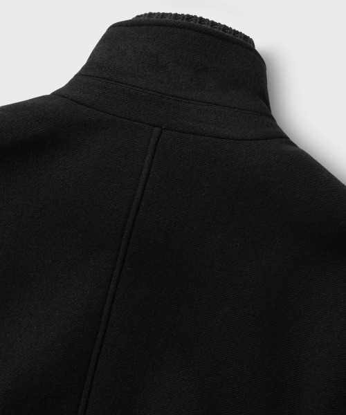 NONBLANK(ノンブランク)の「ニットカラーウールブレンドショートジャケット_BLACK(その他アウター・メンズ・ブラック・X-LARGE/MEDIUM/LARGE)」の10枚目の写真