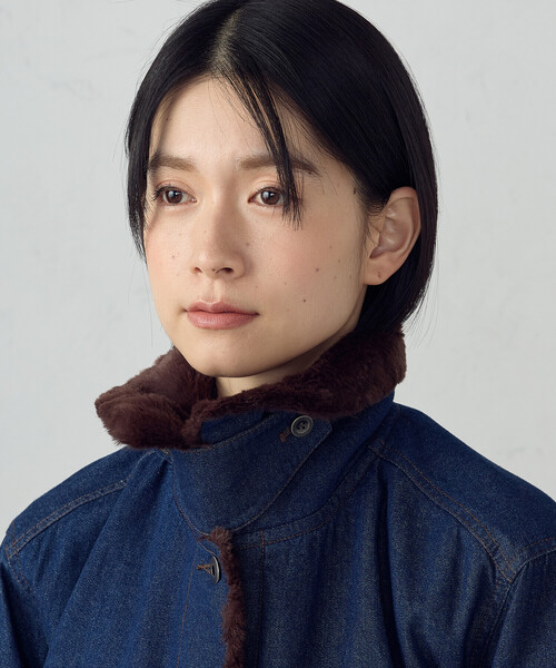 ONIGIRI(オニギリ)の「ボアデニムブルゾン(ブルゾン・レディース・ネイビー・FREE)」の12枚目の写真