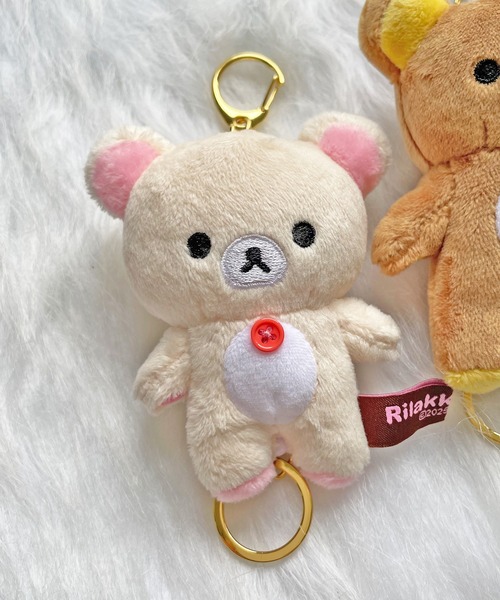 SPINNS（スピンズ）の「【nini toys/ニニトイズ】≪リラックマ≫ぬいぐるみリールキーホルダー（キーホルダー・レディース・B/A・ONESIZE）」の2枚目の写真