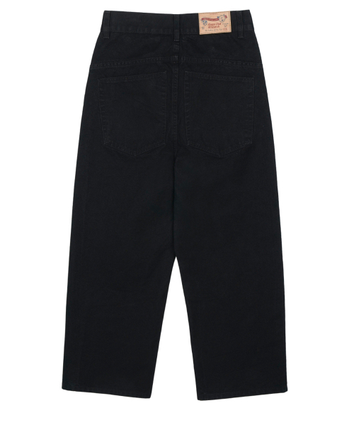 FDR(エフディーアール)の「Straight Fit Canvas Cotton Jeans Black(その他パンツ・メンズ・その他・MEDIUM/LARGE/SMALL)」の2枚目の写真
