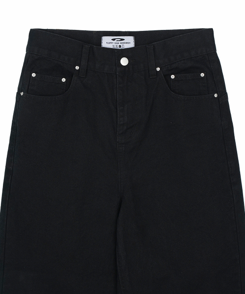 FDR(エフディーアール)の「Straight Fit Canvas Cotton Jeans Black(その他パンツ・メンズ・その他・MEDIUM/LARGE/SMALL)」の3枚目の写真