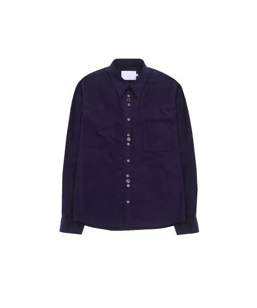 EYC(インヤン)の「3-Button Shirt (purple)(シャツ/ブラウス・メンズ・その他・LARGE/MEDIUM)」の1枚目の写真