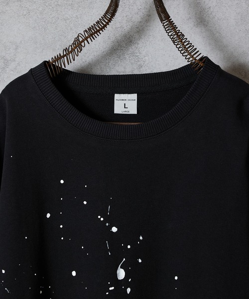 NUMBER (N)INE（ナンバーナイン）の「HAND PAINTED FIRM COTTON L/S SWEATSHIRT / ハンドペイント ファーム コットン クルーネック スウェット（スウェット・メンズ・ブラック/グレー/グレー系その他3/グレー系その他2/ブラック系その他2・XL/L/M）」の12枚目の写真