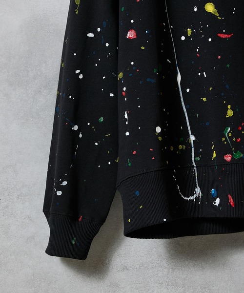 NUMBER (N)INE（ナンバーナイン）の「HAND PAINTED FIRM COTTON L/S SWEATSHIRT / ハンドペイント ファーム コットン クルーネック スウェット（スウェット・メンズ・ブラック/グレー/グレー系その他3/グレー系その他2/ブラック系その他2・XL/L/M）」の8枚目の写真