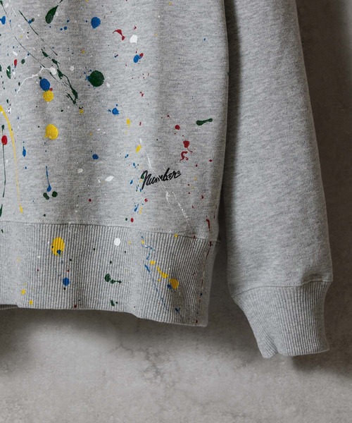 NUMBER (N)INE（ナンバーナイン）の「HAND PAINTED FIRM COTTON L/S SWEATSHIRT / ハンドペイント ファーム コットン クルーネック スウェット（スウェット・メンズ・ブラック/グレー/グレー系その他3/グレー系その他2/ブラック系その他2・XL/L/M）」の19枚目の写真