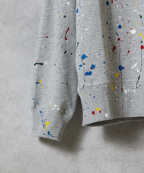 NUMBER (N)INE（ナンバーナイン）の「HAND PAINTED FIRM COTTON L/S SWEATSHIRT / ハンドペイント ファーム コットン クルーネック スウェット（スウェット・メンズ・ブラック/グレー/グレー系その他3/グレー系その他2/ブラック系その他2・XL/L/M）」の18枚目の写真