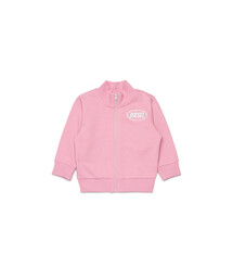 DIESEL ジップクロップド スウェットシャツ　トラックジャケット ピンク DIESEL（ディーゼル）｜スウェット（ピンク系）一覧 - WEAR