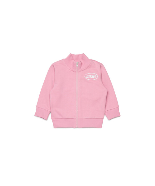 DIESEL(ディーゼル)の「ベビー ジップアップスウェット SOLPYB(スウェット・キッズ・ブルー/ピンク・18M/12M/36M/24M)」の1枚目の写真